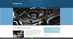 Desktop Screenshot of mechanik-lodz.pl