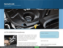Tablet Screenshot of mechanik-lodz.pl